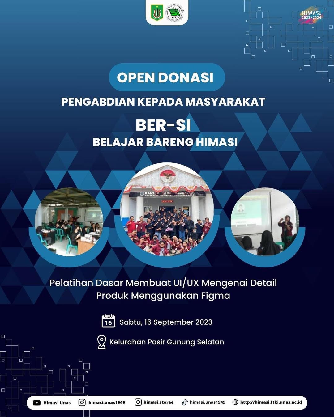 PKM (Pengabdian Kepada Masyarakat) "Pelatihan Dasar Membuat UI/UX Mengenai Detail Produk Menggunakan Figma"